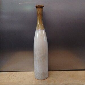 Elegant 12" Two-Tone Vase Bottle Accent